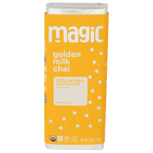 Magic Chocolate Organic Golden Milk Chai Oat Milk Chocolate Bar