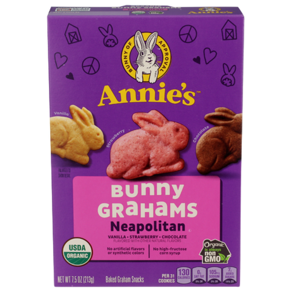 Annie's Homegrown Organic Neapolitan Bunny Grahams