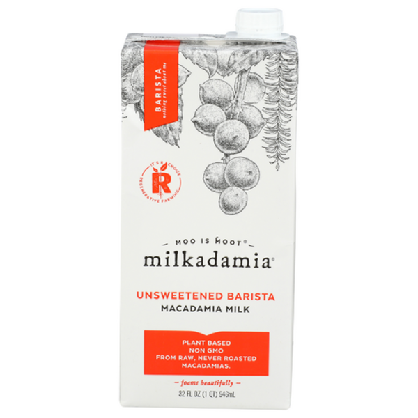 Milkadamia Unsweetened Latte Da Macadamia Milk