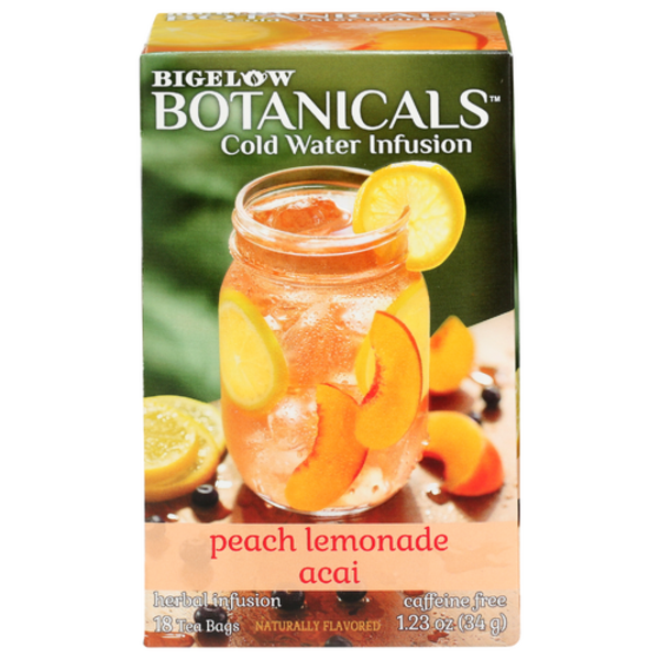 Bigelow Peach Lemonade Acai Herbal Infusion Tea