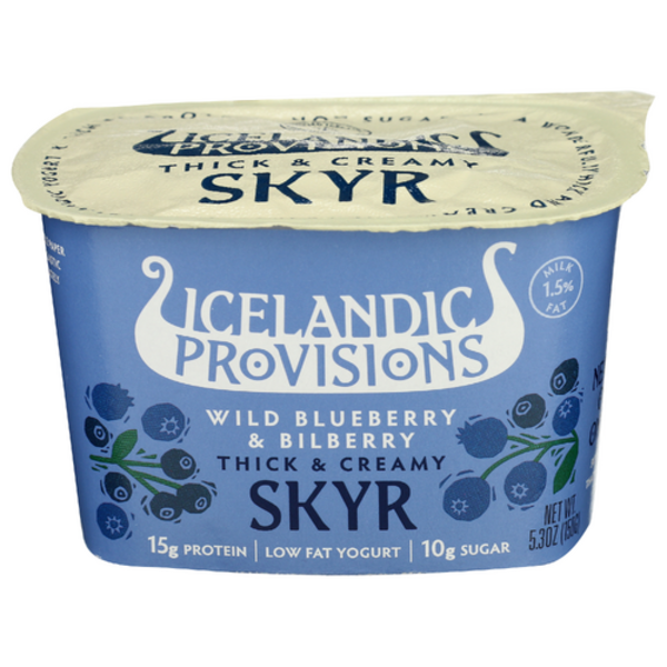 Icelandic Provisions Blueberry Bilberry Skyr Yogurt