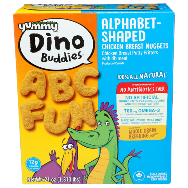 Yummy Dino Buddies Alphabet-Shaped Chicken Nuggets