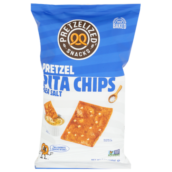 Pretzelized Sea Salt Pretzel Pita Chips