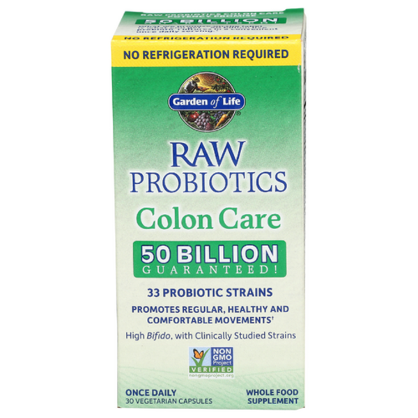 Garden Of Life Raw Probiotics Colon Care 50 Billion