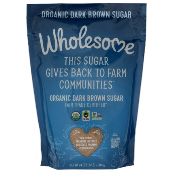 Wholesome Organic Dark Brown Sugar