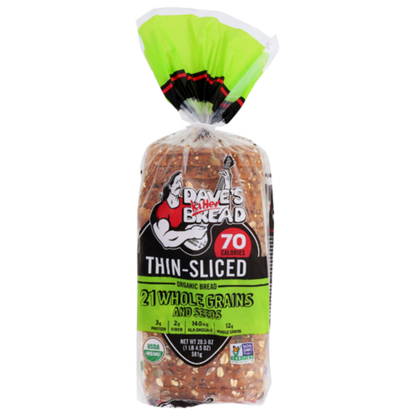 Dave's Killer Bread Organic 21 Whole Grain Thin Sliced Bread
