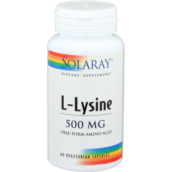 Solaray Free Form L Ysine 500 Mg