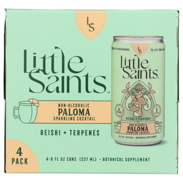 Little Saints Paloma Non-Alcoholic Sparkling Cocktail 4 Pack