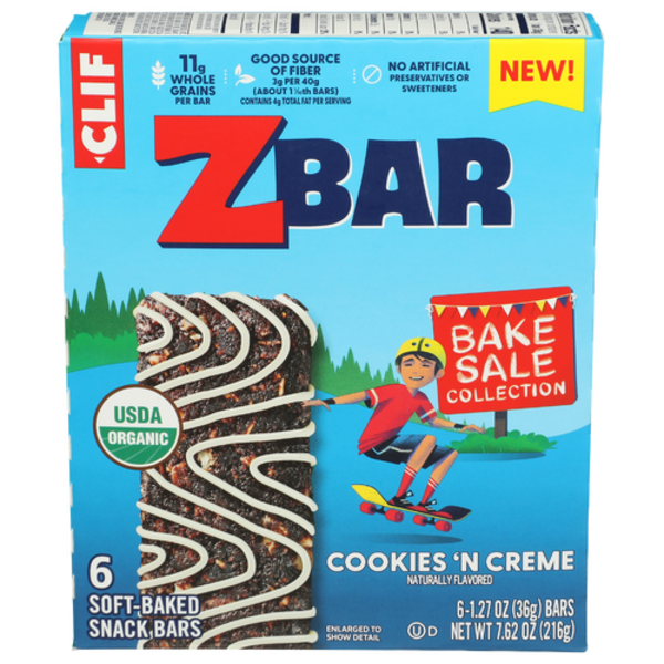 Clif Kid Cookies & Cream Z Bar 6 Pack