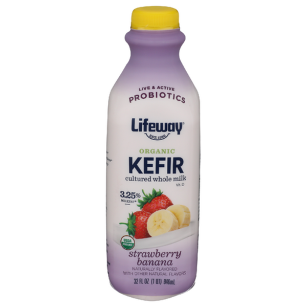 Lifeway Organic Strawberry Baa Kefir