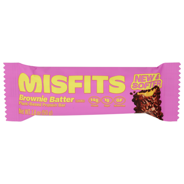 Misfits Brownie Batter Plant Based Protein Bar