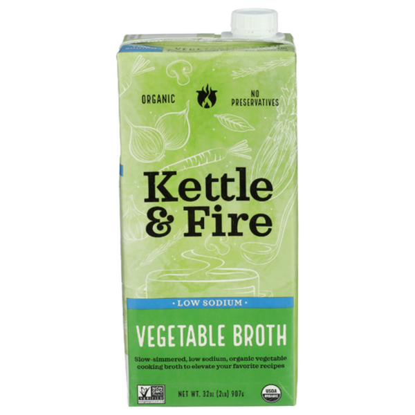 Kettle & Fire Organic Low Sodium Vegetable Broth