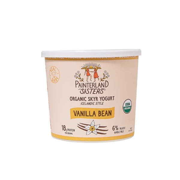 Painterland Sisters Organic Vanilla Bean Icelandic Style Skyr Yogurt
