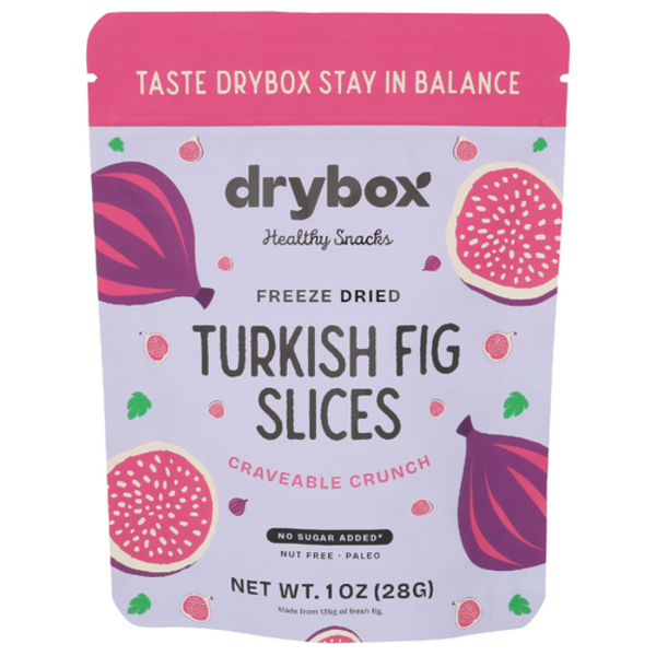 Drybox Healthy Snacks Turkish Fig Freeze Dried Slices