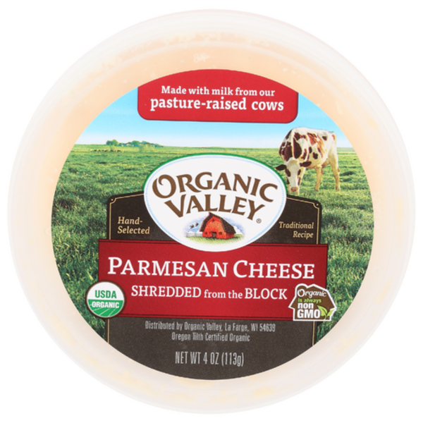 Organic Valley Organic Parmesan Shredded Cheese