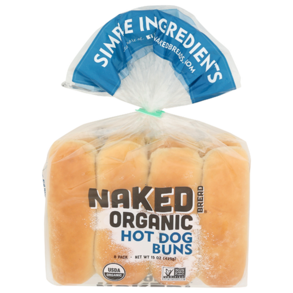 Naked Bread Organic Hot Dog Buns