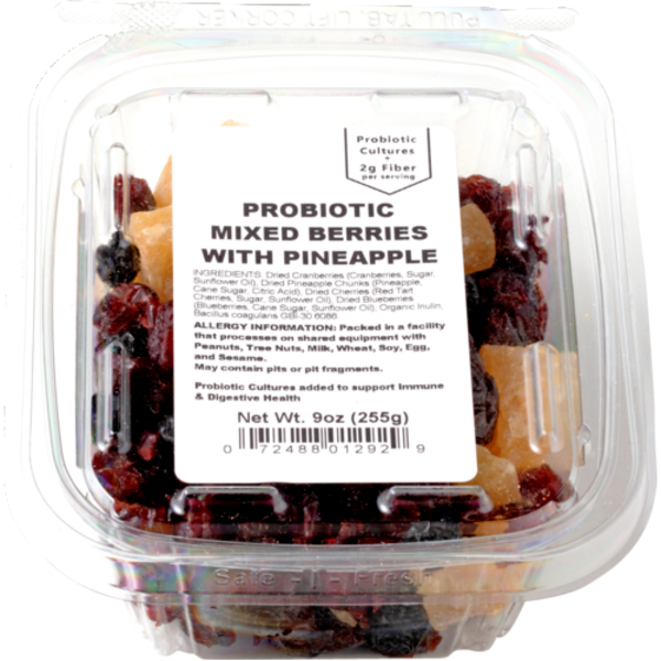 Probiotic Mixed Berries With Pineapple