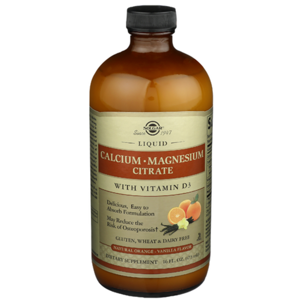 Solgar Orange Vanilla Calcium Magnesium Citrate
