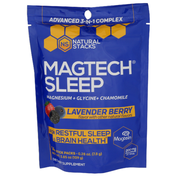 Natural Stacks Magtech Sleep Drink Mix 14 Pack