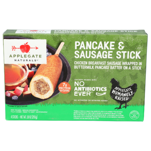 Applegate Pancake & Chicken Breakfast Sausage Stick 4 Count