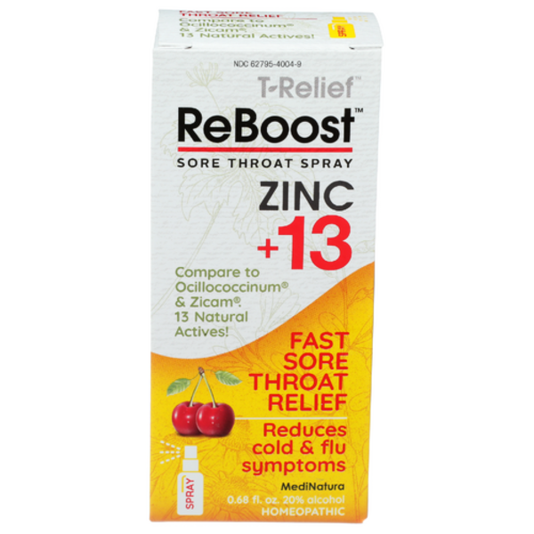 Medinatura Reboost Zinc +13 Cherry Sore Throat Spray