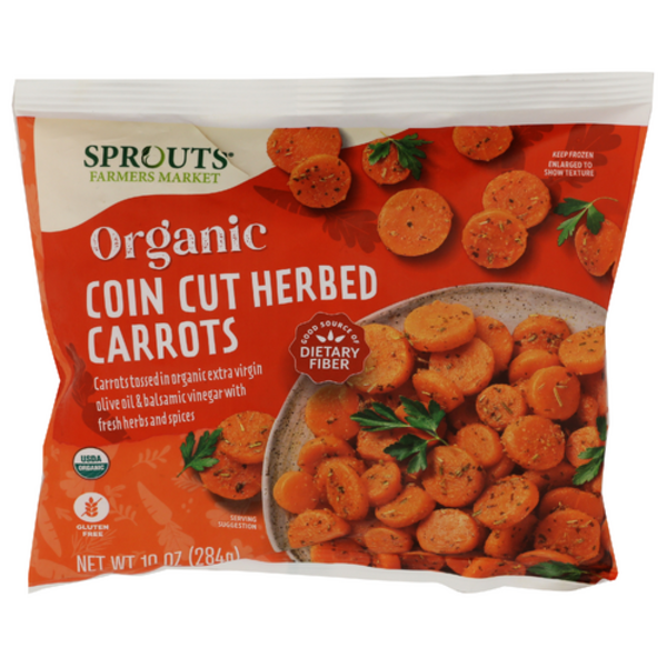 Sprouts Organic Coin Cut Herbed Carrots