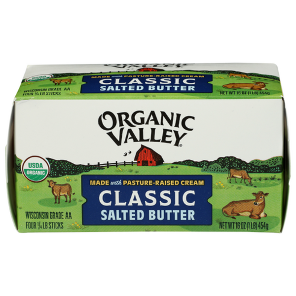Organic Valley Salted Butter 4 Sticks