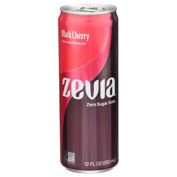 Zevia Black Cherry Zero Sugar Soda