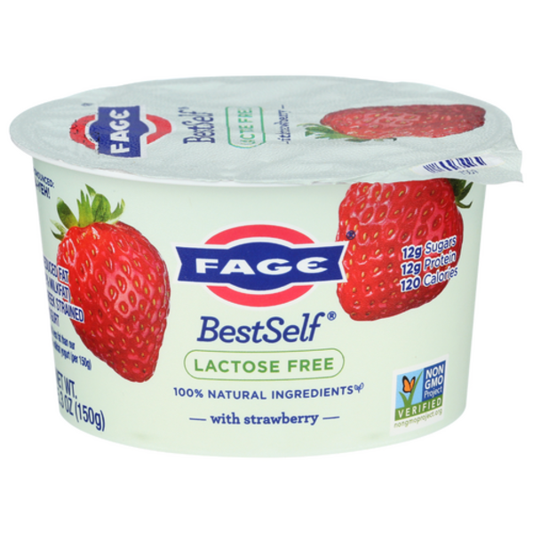 Fage BestSelf Lactose Free Greek Yogurt With Strawberry