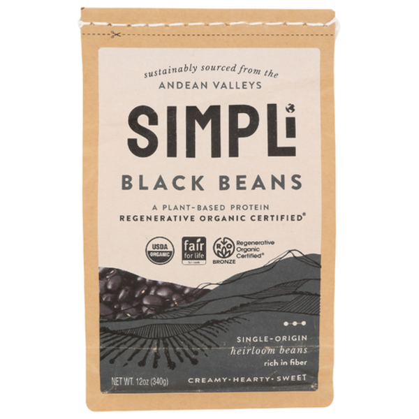 Simpli Organic Regenerative Black Beans