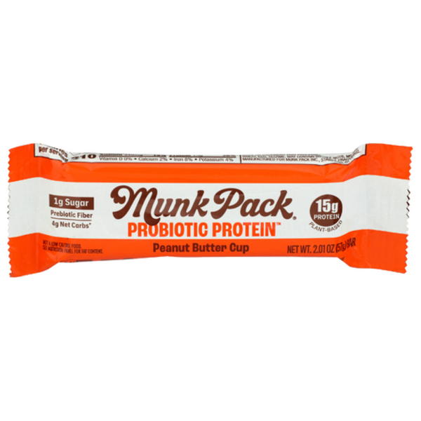 Munk Pack Peanut Butter Cup Probiotic Protein Bar