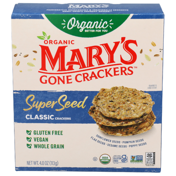 Mary's Gone Crackers Organic Super Seed Classic Crackers