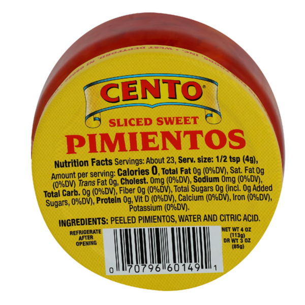 Cento Sliced Pimentos