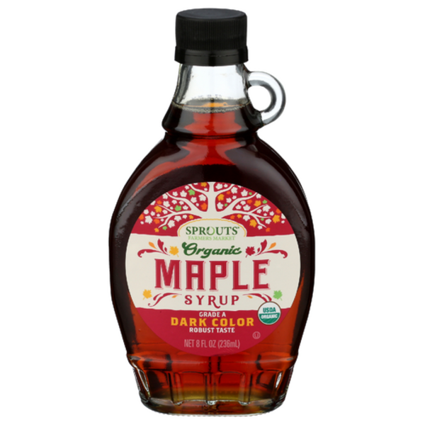 Sprouts Organic Grade A Maple Syrup Dark