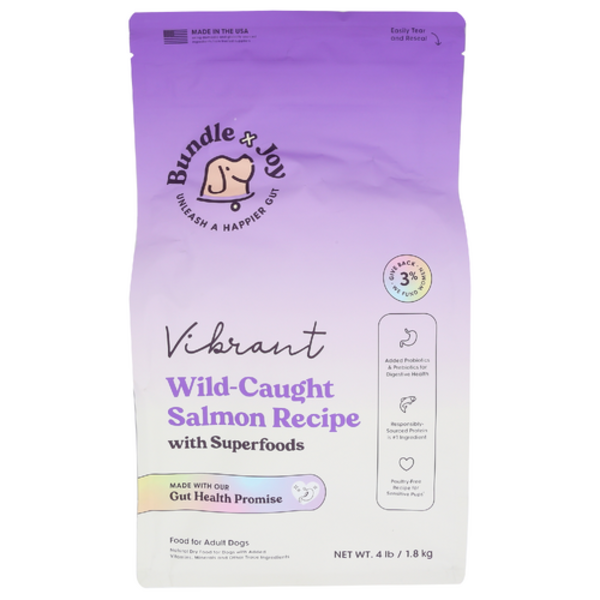 Bundle X Joy Vibrant Grain Free Salmon Recipe Dry Dog Food