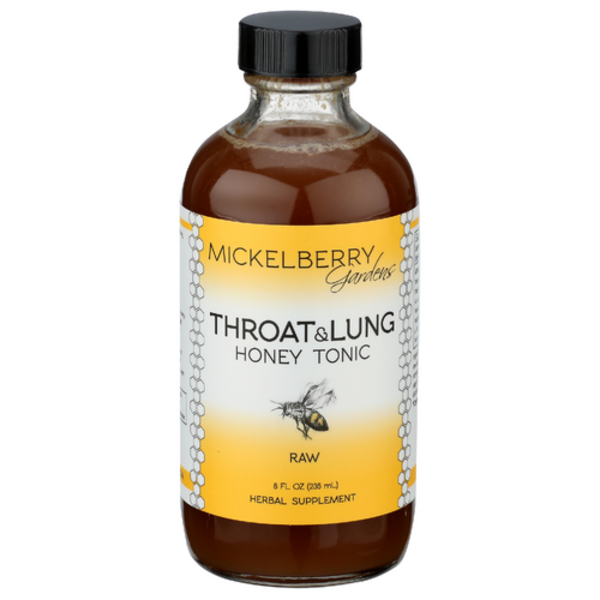 Mickleberry Gardens Throat & Lung Raw Honey Tonic
