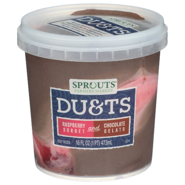 Sprouts Raspberry Sorbet And Chocolate Gelato Duets