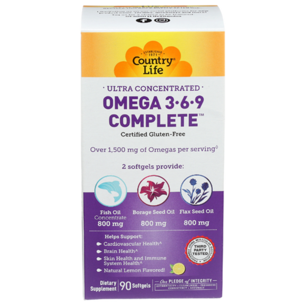 Country Life Ultra Omega 3-6-9 Complete