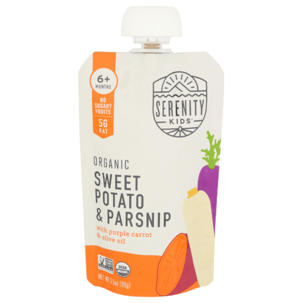Serenity Kids Organic Sweet Potato & Parsnip with Organic Carrots and Olive Oil