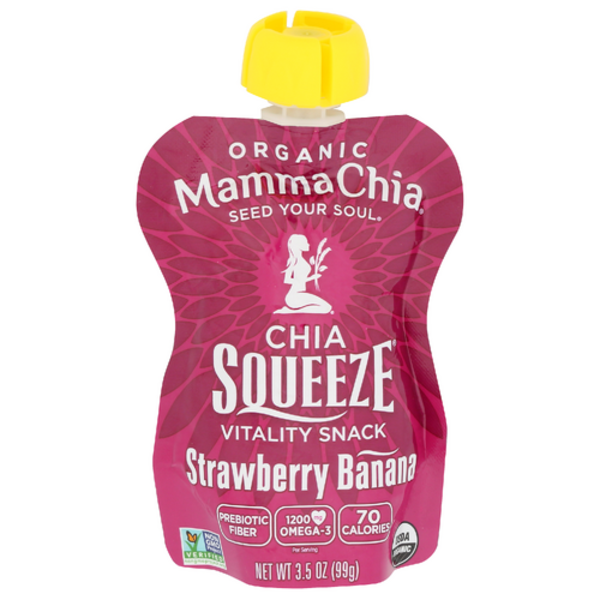Mamma Chia Organic Strawberry Baa Squeeze