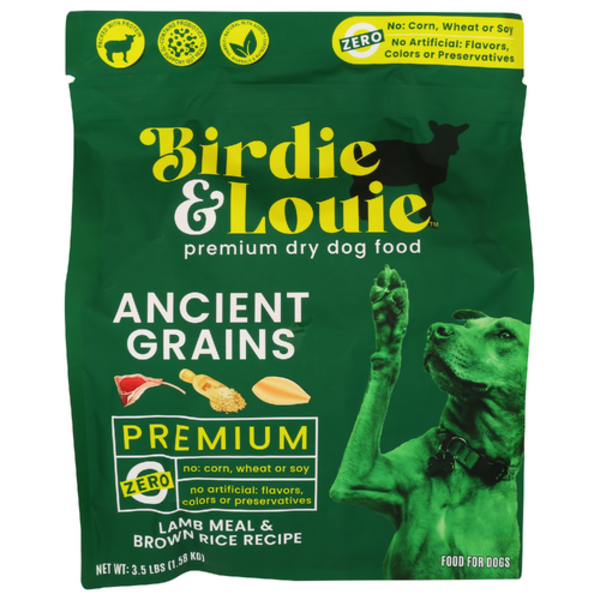 Birdie & Louie Lamb Meal & Brown Rice Ancient Grains Premium Dog Food