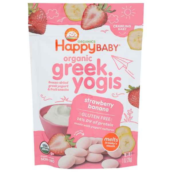 Happy Baby Strawberry Baa Greek Yogurt Snacks
