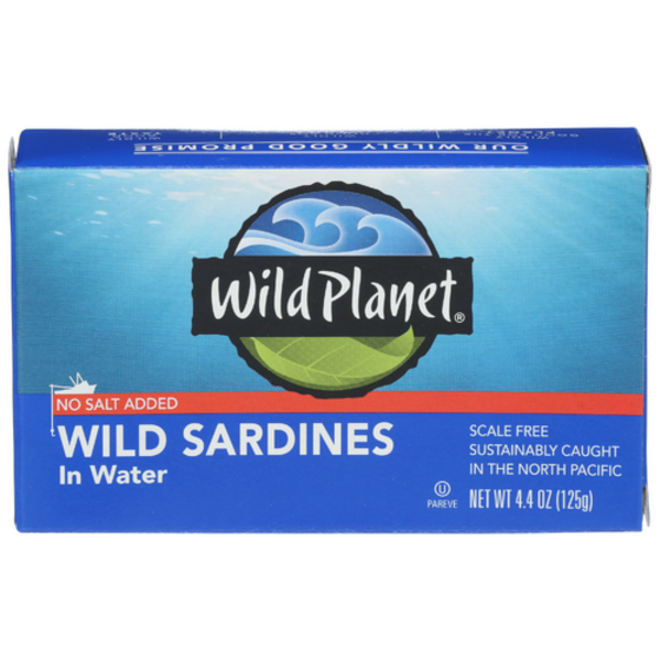 Wild Planet No Salt Added Wild Sardines In Water