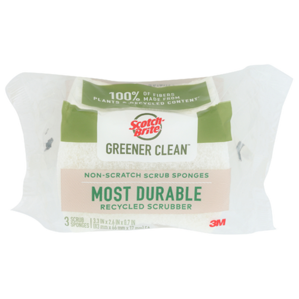 Scotch Brite Greener Clean Non-Scratch Scrub Sponges