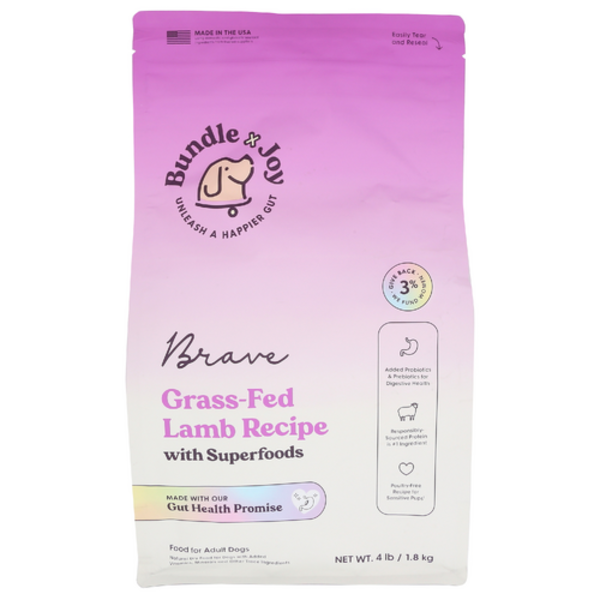 Bundle X Joy Brave Grain Free Lamb Recipe Dry Dog Food
