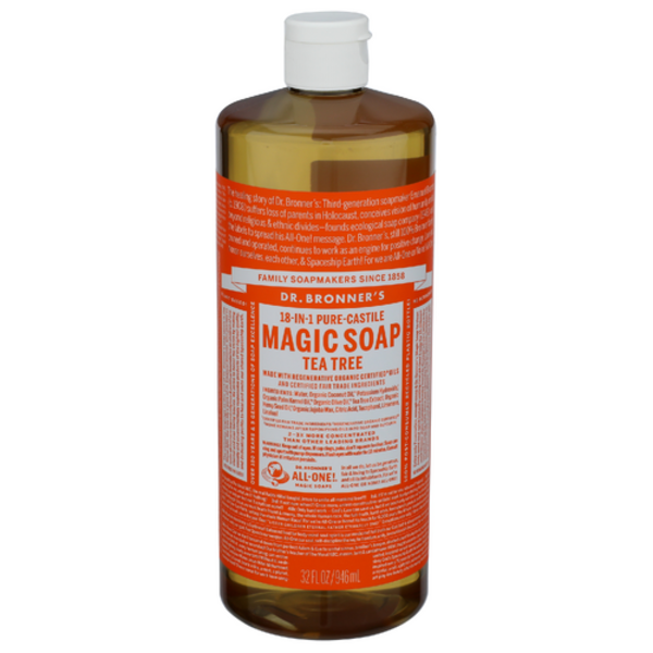 Dr. Bronner's Tea Tree Castile Liquid Soap