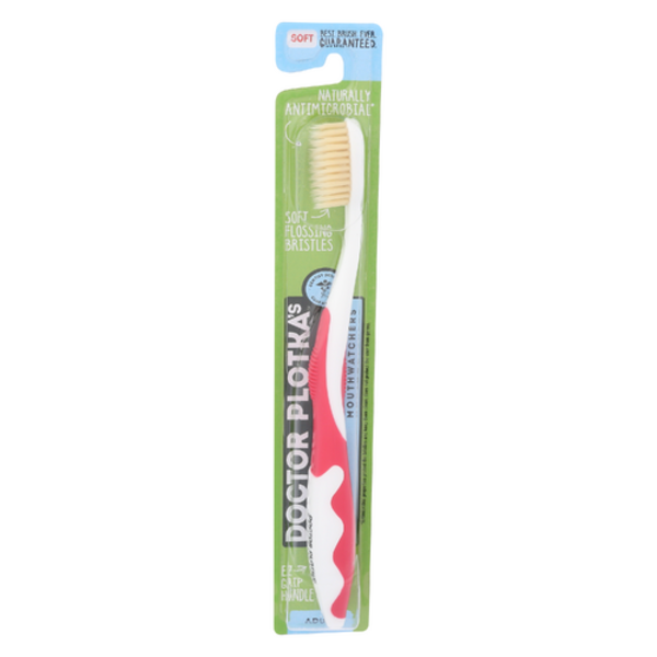 Mouth Watchers Adult Red Toothbrush