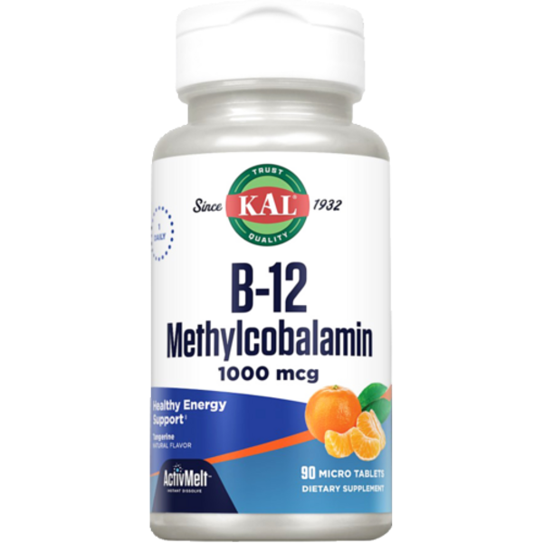 Kal Tangerine B-12 Methylcobalamin 1000 Mcg