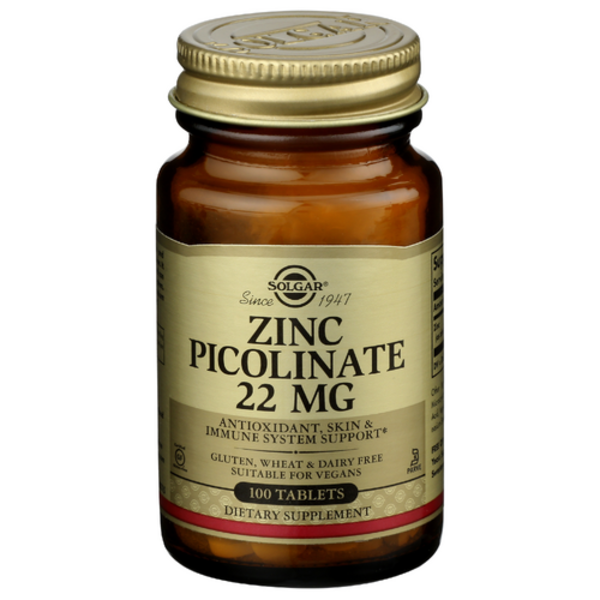 Solgar Zinc Picolinate 22 Mg