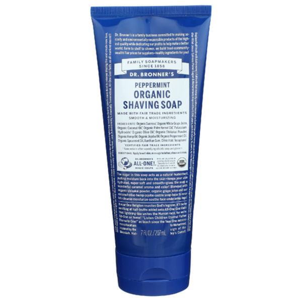Dr. Bronner's Peppermint Shaving Soap Gel